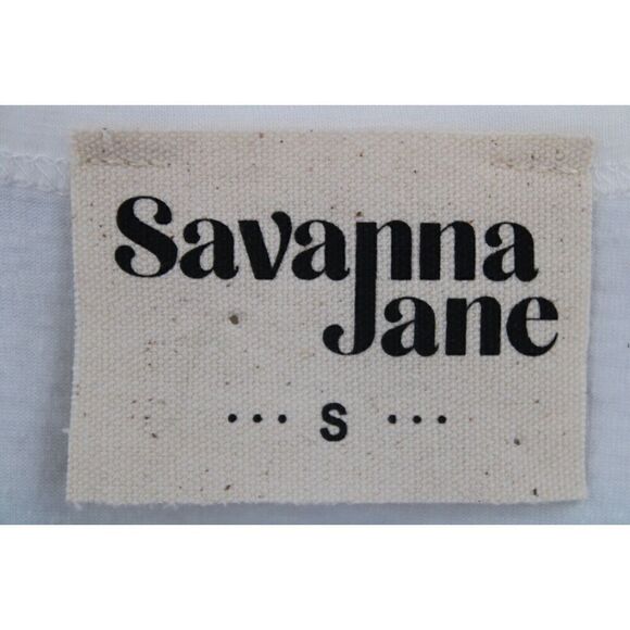 Savanna Jane Going The Distance Embroidered Tank W/peplum Waist Size Small New - Picture 6 of 7